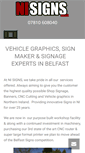 Mobile Screenshot of nisigns.co.uk